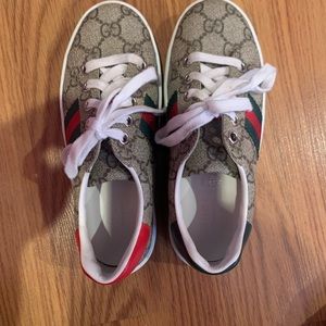 Gucci authentic children Ace GG supreme sneakers